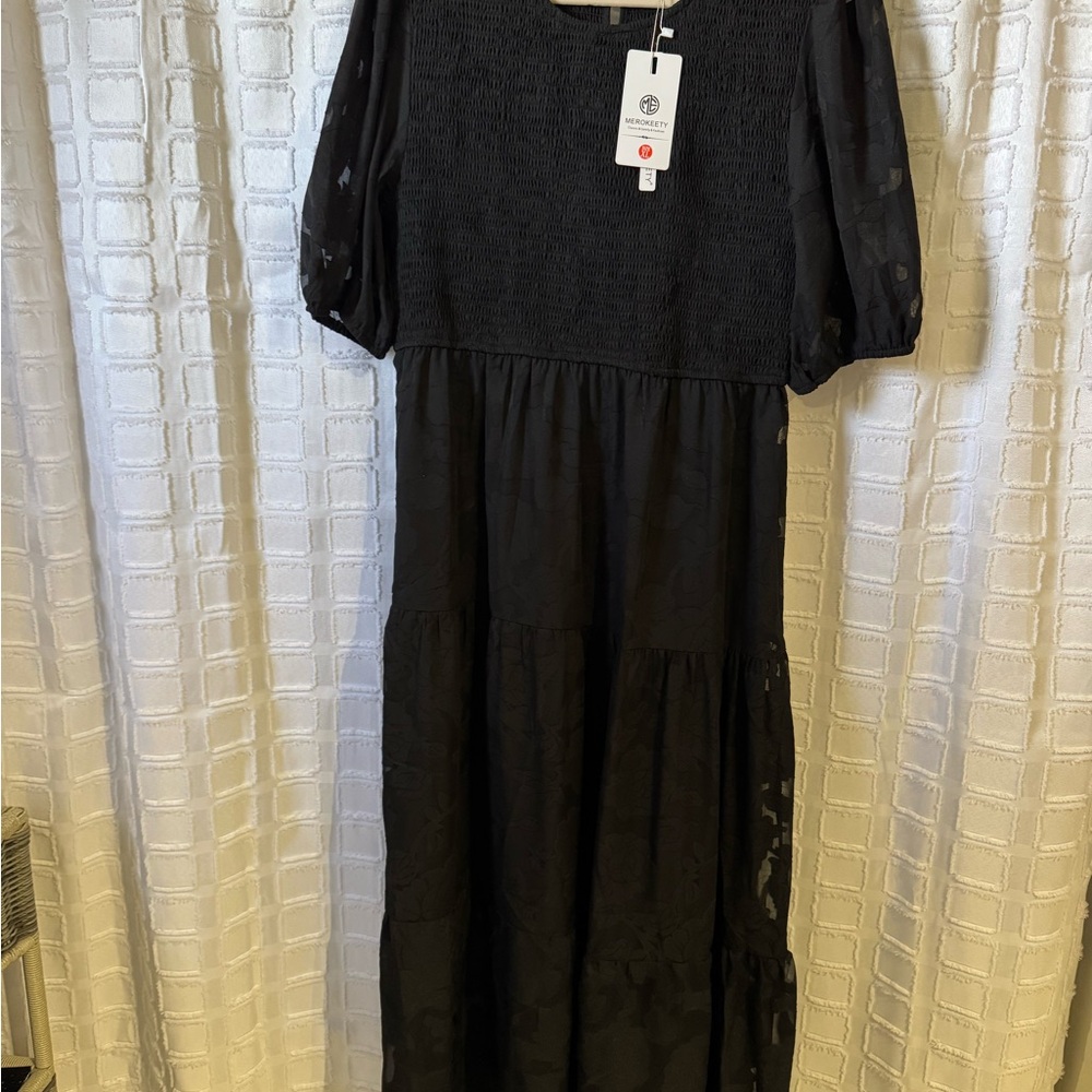 Elegant Black Women's Dress